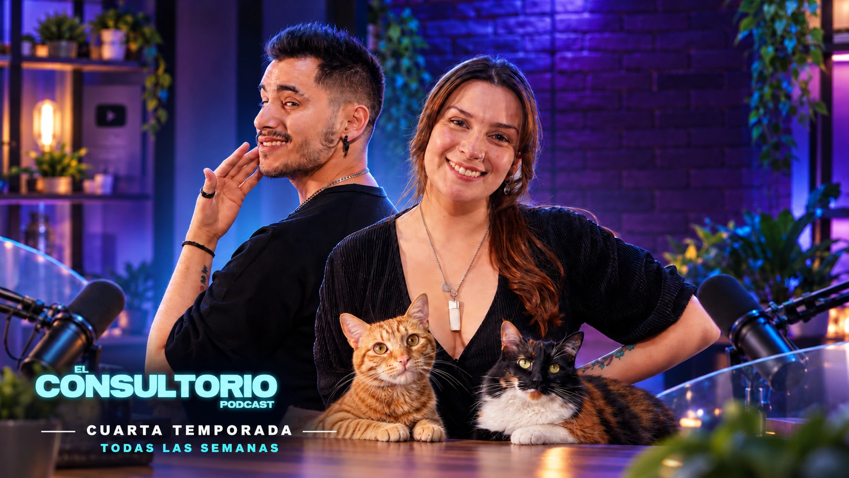 El Consultorio, cuarta temporada: Seba y Bárbara junto a sus gatos